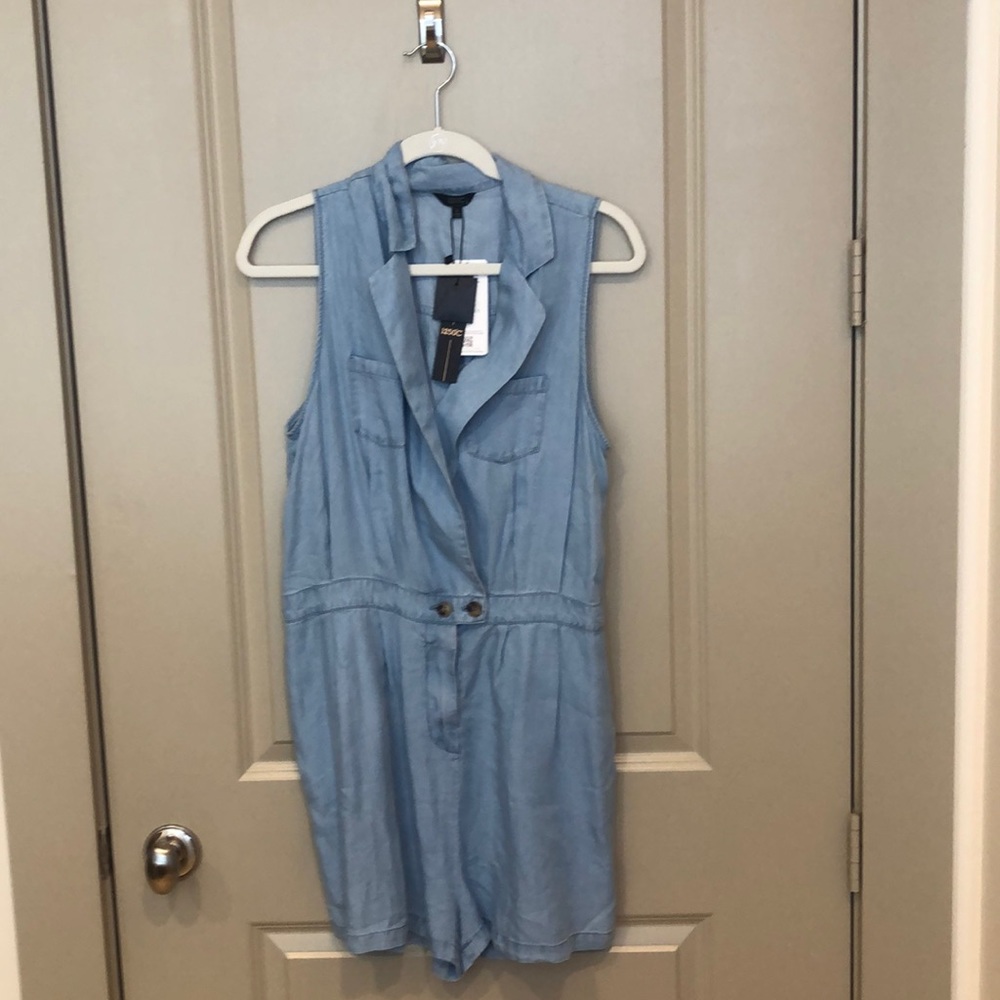 Denim romper